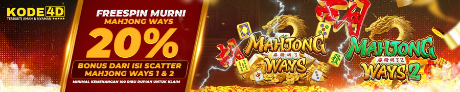 bonus freespin murni mahjong terbesar 20%